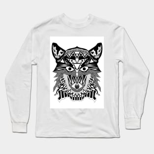 mexican werewolf by night pattern ecopop Long Sleeve T-Shirt